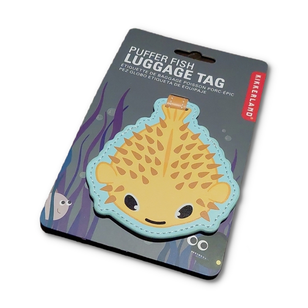 Puffer Fish Luggage Tag 🧳